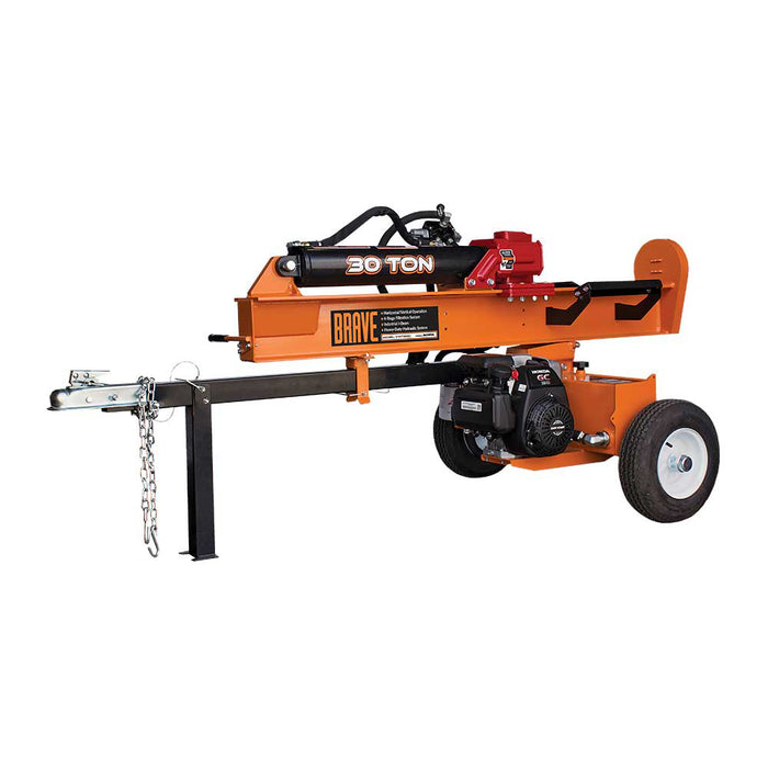 Brave Log Splitter 30-Ton Vertical/Horizontal Tow Behind with Honda GC190 VH1730GC