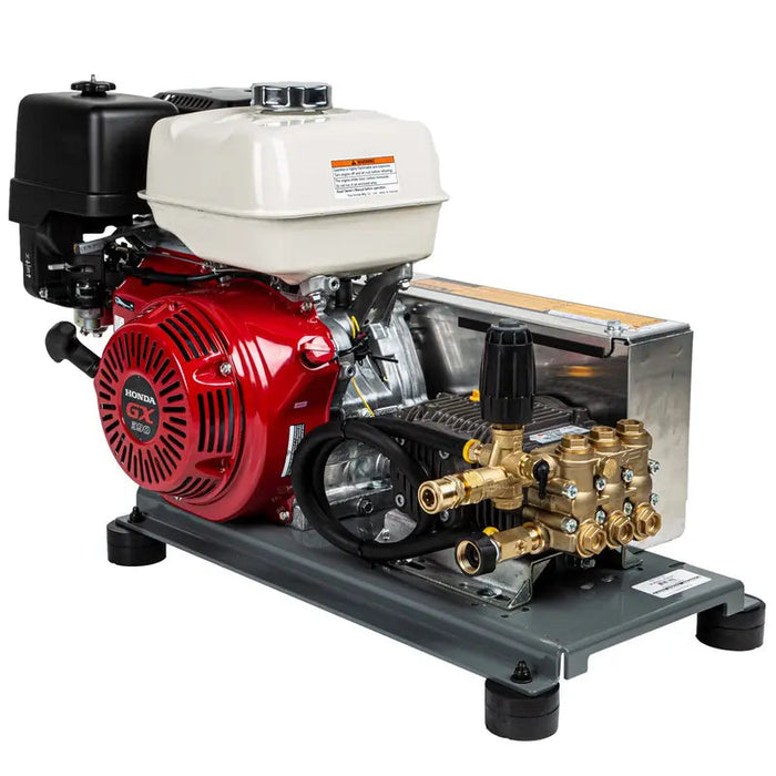 BE Power Equipment 3,000 PSI 5.0 GPM Gas-Cold Water Pressure Washer with Honda GX390 Engine and Comet Triplex Pump B3013HTBC
