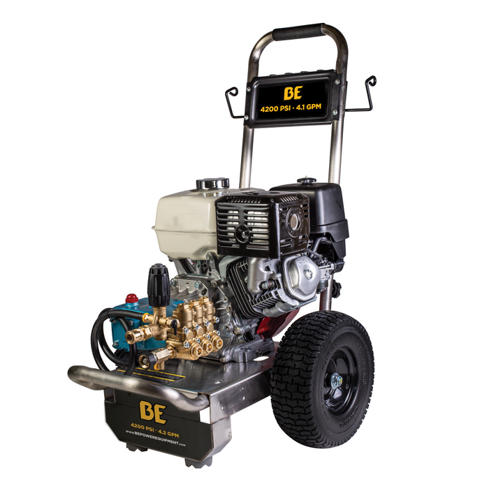 Be Power Equipment 4,200 PSI 4.2 GPM Cold Water Gas Pressure Washer - B4213HSJS