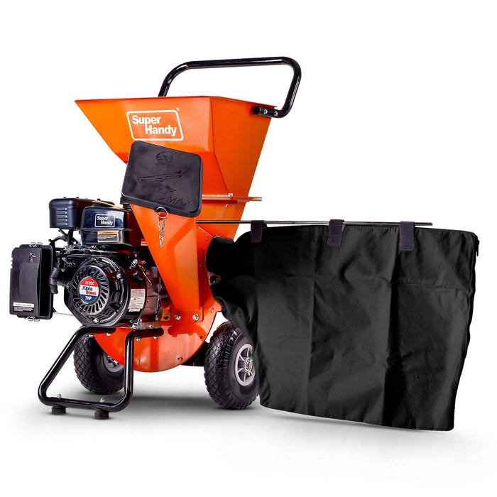 SuperHandy Wood Chipper Pro 3 in 1 - 7HP 212CC, 3" Max Branch Capacity GUO019