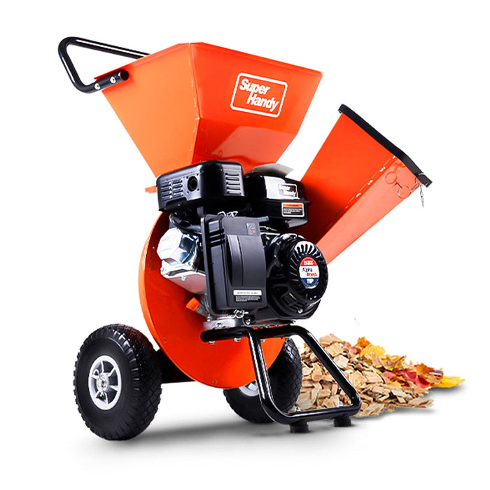 SuperHandy Wood Chipper Pro 3 in 1 - 7HP 212CC, 3" Max Branch Capacity GUO019