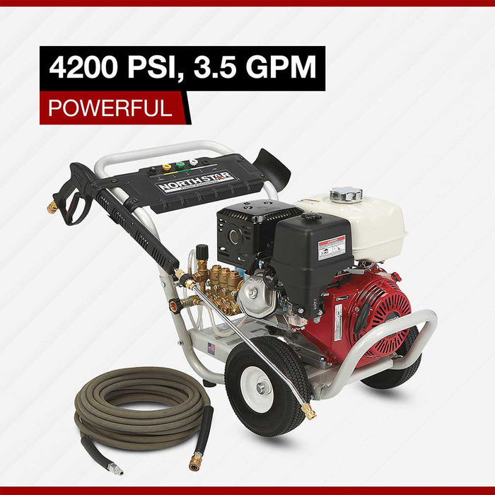NorthStar Pressure Washer 4,200 PSI 3.5 GPM Gas Honda GX390 157133
