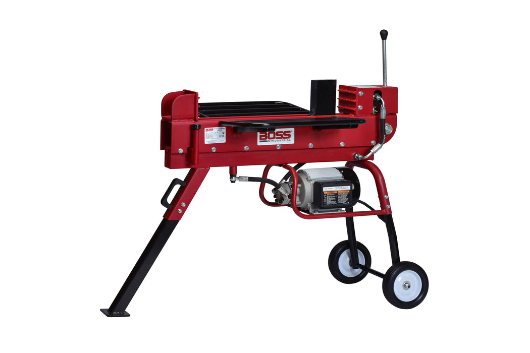 Boss Industrial Professional Grade Compact 10 Ton Electric Log Splitter with 2.5 hp Electric Motor ED10T20