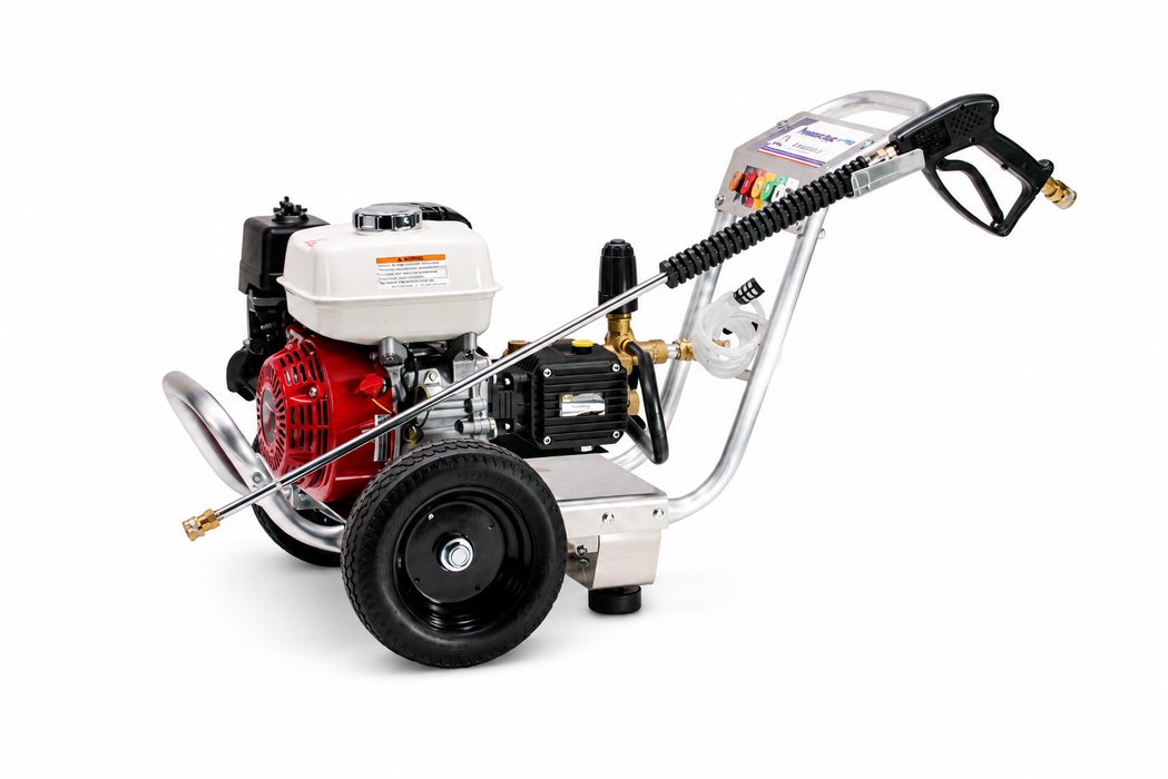 Pressure-Pro Eagle II Direct Drive 2700PSI 3 GPM Gas Pressure Washer HONDA GX200 GENERAL PUMP E3027HG-20