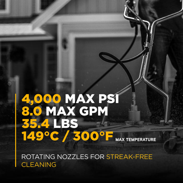 Be Power Equipment 20" Whirl-A-Way Surface Cleaner 85.403.009