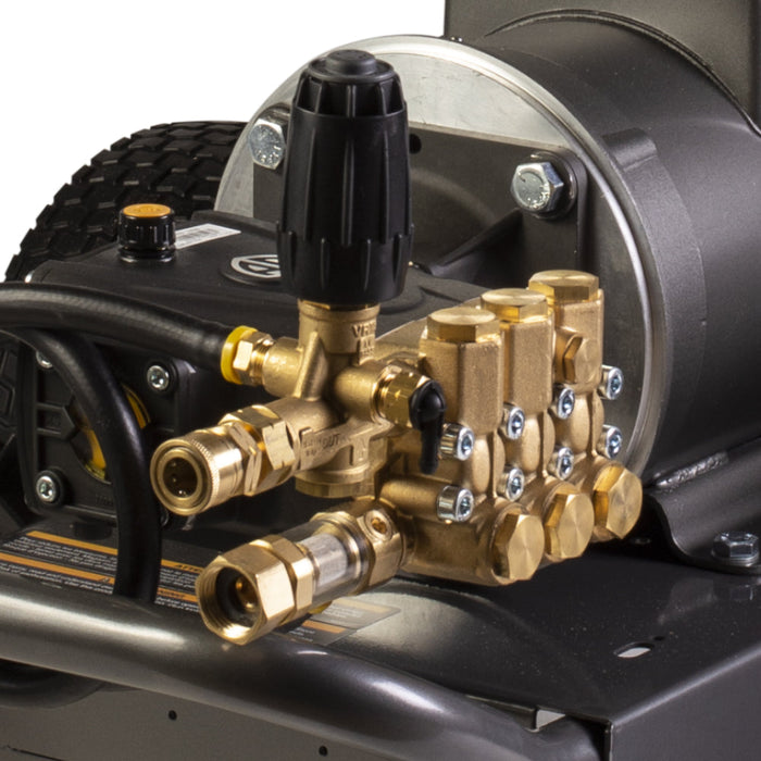 Be Power Equipment 2,000 PSI 4.0 GPM Cold Water Electric Pressure Washer with Baldor Motor and CP Triplex Pump - B205EA