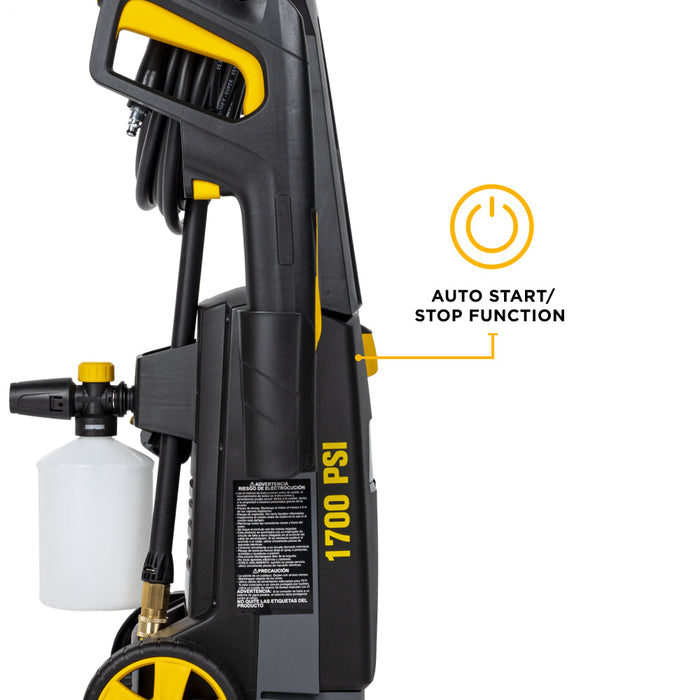 Be Power Equipment 1,700 PSI 1.7 GPM Electric Power Washer with Powerease Motor and AR Axial Pump - P1715EN