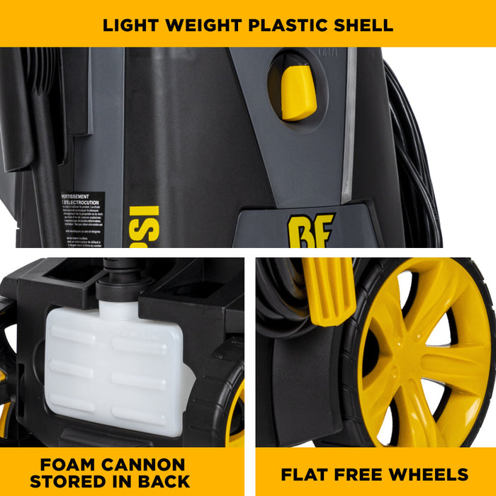 Be Power Equipment 2,000 PSI 1.7 GPM Cold Water Corded Electric Pressure Washer - P1915EN