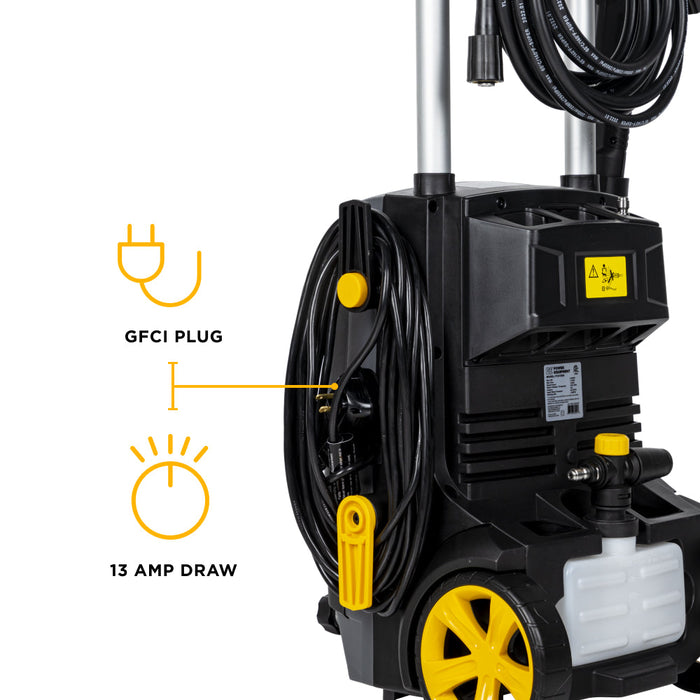 Be Power Equipment 2,000 PSI 1.7 GPM Cold Water Corded Electric Pressure Washer - P1915EN