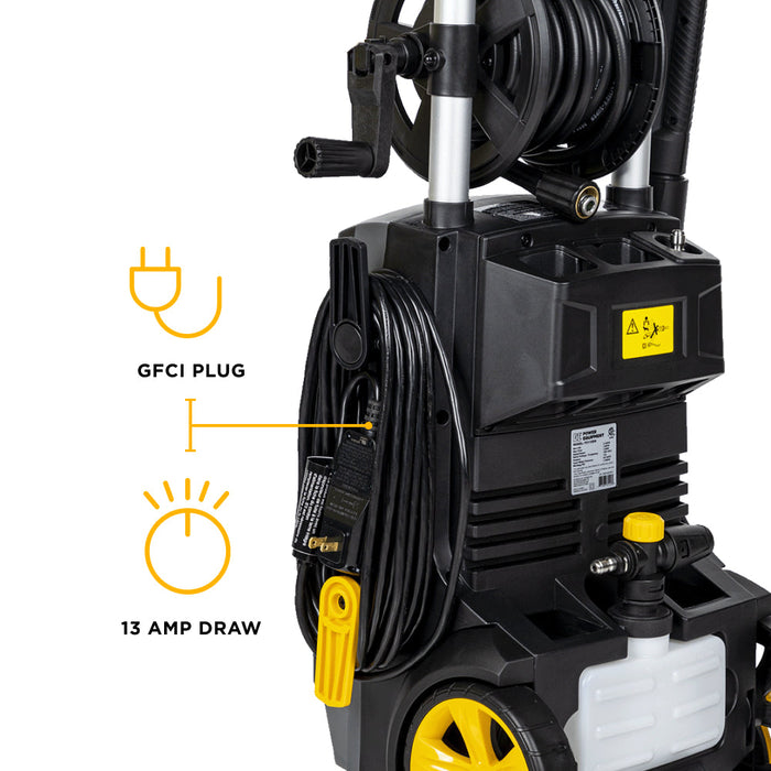 Be Power Equipment 2,150 PSI 1.6 GPM Cold Water Corded Electric Pressure Washer - P2115EN