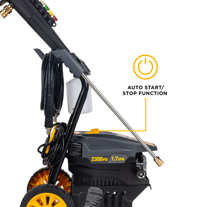 Be Power Equipment 2,300 PSI 1.7 GPM Cold Water Corded Electric Pressure Washer - P2317EN