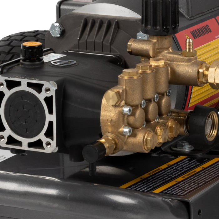 Be Power Equipment 1,500 PSI 2.0 GPM Cold Water Electric Pressure Washer with Baldor Motor and CP Triplex Pump - PE-1520EW1A