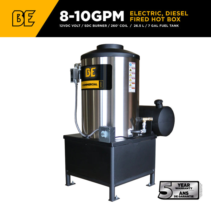 Be Power Equipment 12VDC, 8-10 GPM Diesel Fired Hot Box - 99012V