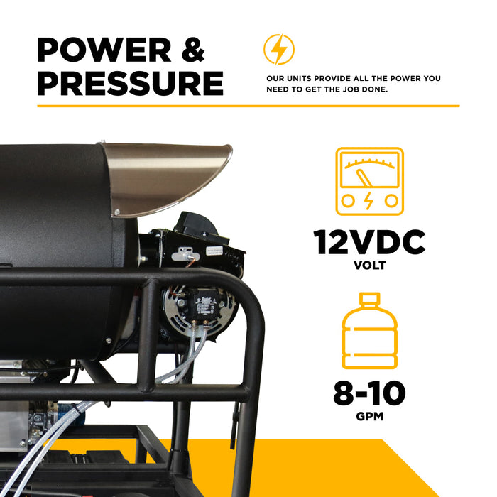 Be Power Equipment 12VDC, 8-10 GPM Diesel Fired Hot Box - 99012V