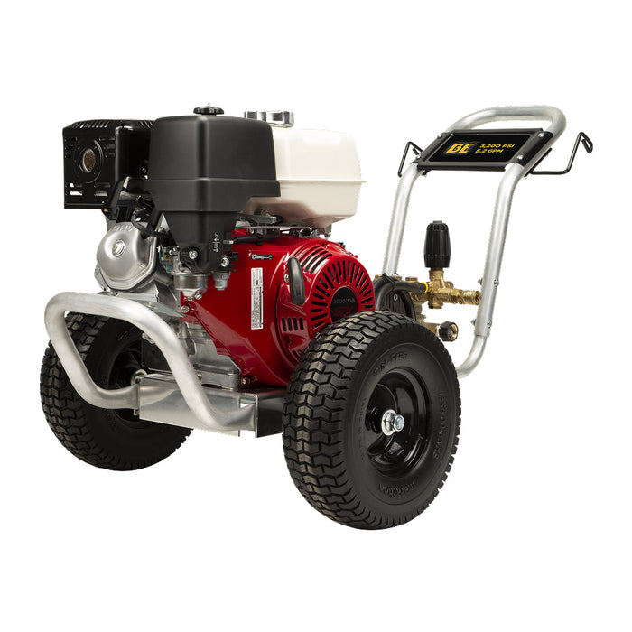 Be Power Equipment 4,200 PSI 4.2 GPM Cold Water Gas Pressure Washer with Honda GX390 Engine and CP Belt Drive Triplex Pump on Aluminum Frame B4213HABAS