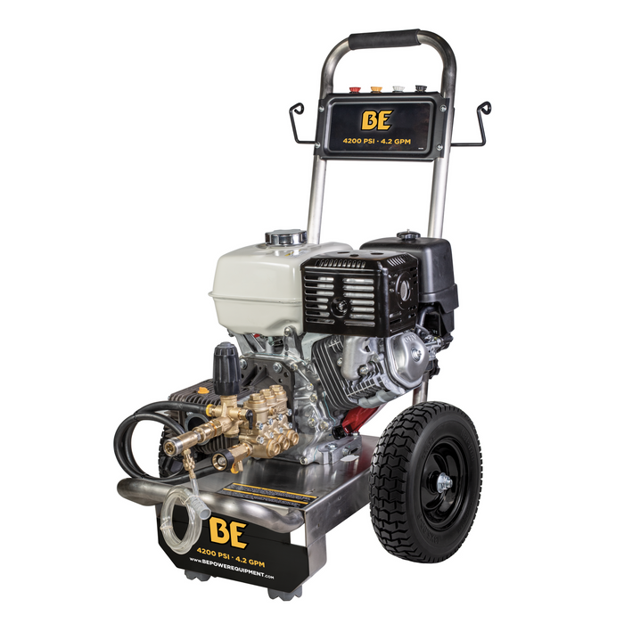 Be Power Equipment 4,200 PSI 4.2 GPM Cold Water Gas Pressure Washer - B4213HSCS