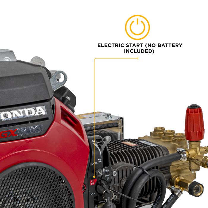 Be Power Equipment 4,200 PSI 8.5 GPM Cold Water Gas Pressure Washer - B4224HETBAS