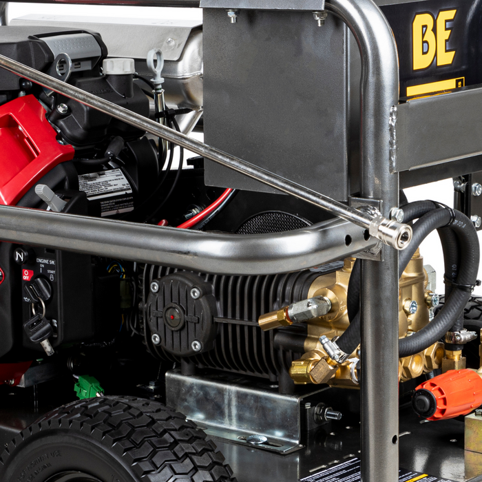 Be Power Equipment 5,000 PSI 5.0 GPM Cold Water Gas Pressure Washer - PE-5024HWEBCOM