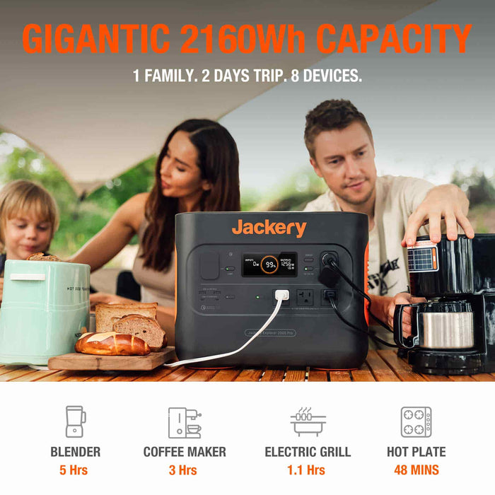 Jackery Explorer 2000 Pro Portable Power Station 21-0001-000036