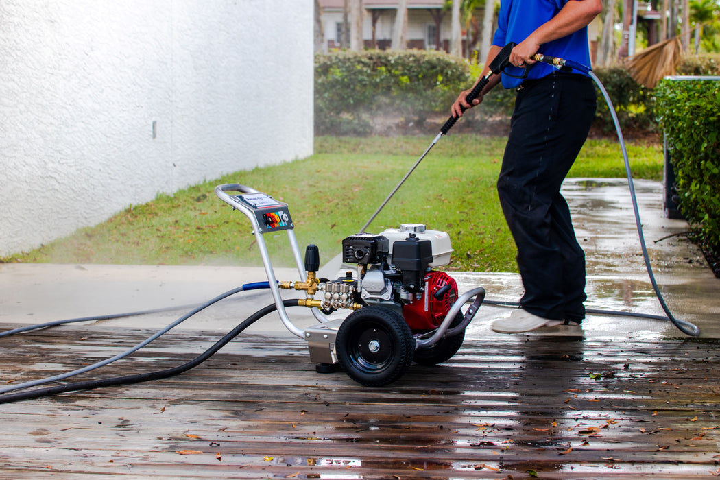 Pressure-Pro Eagle II VBelt 4000PSI 4 GPM Gas Pressure Washer HONDA GX390 AR PUMP EB4040HA-20