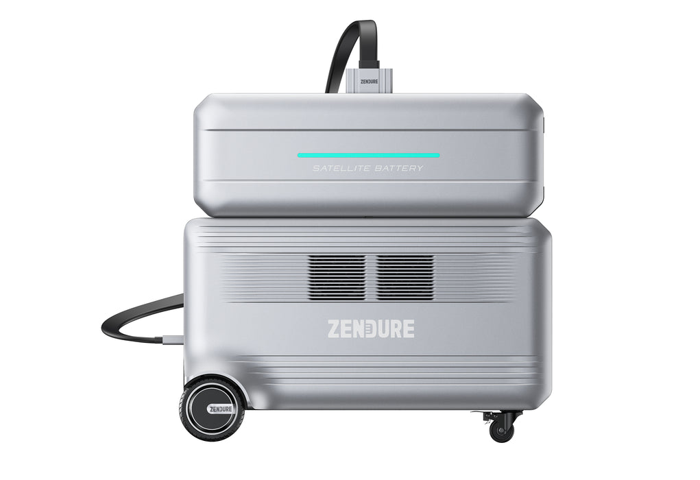 Zendure SuperBase V4600 120/240 Dual Voltage 4608Wh Power Station with B4600 Satellite Battery