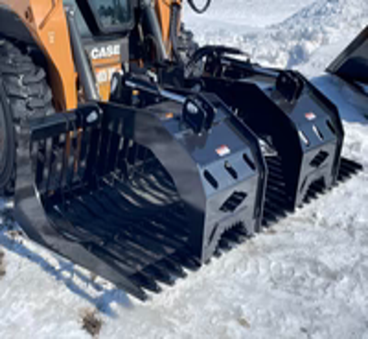 Skid Steer Heavy Duty Grapple Top Dog Attachments