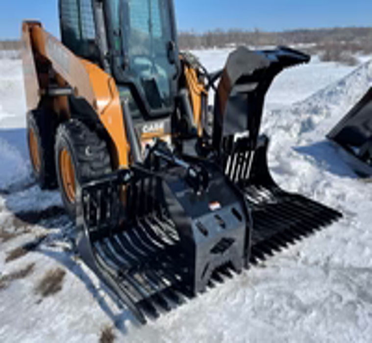 Skid Steer Heavy Duty Grapple Top Dog Attachments