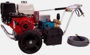 Pressure-Pro Eagle II VBelt 4000PSI 4 GPM Gas Pressure Washer HONDA GX390 GP PUMP EB4040HCE-20