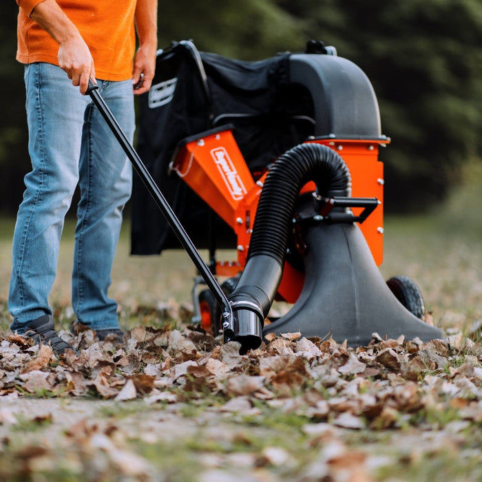 SuperHandy Wood Chipper & Leaf Vacuum- 7HP Engine, 10:1 Mulch Ratio, Max 2" Branches GUO128-FBA