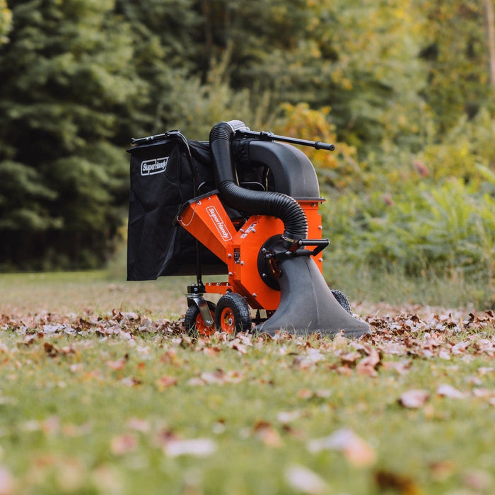 SuperHandy Wood Chipper & Leaf Vacuum- 7HP Engine, 10:1 Mulch Ratio, Max 2" Branches GUO128-FBA